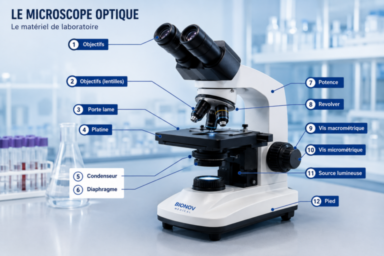 Le microscope optique : un équipement essentiel en laboratoire